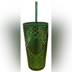 Starbucks Green Jeweled Tumbler -16
oz